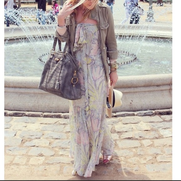 Foley + Corinna Floral Silk Maxi Dress - Picture 2 of 8